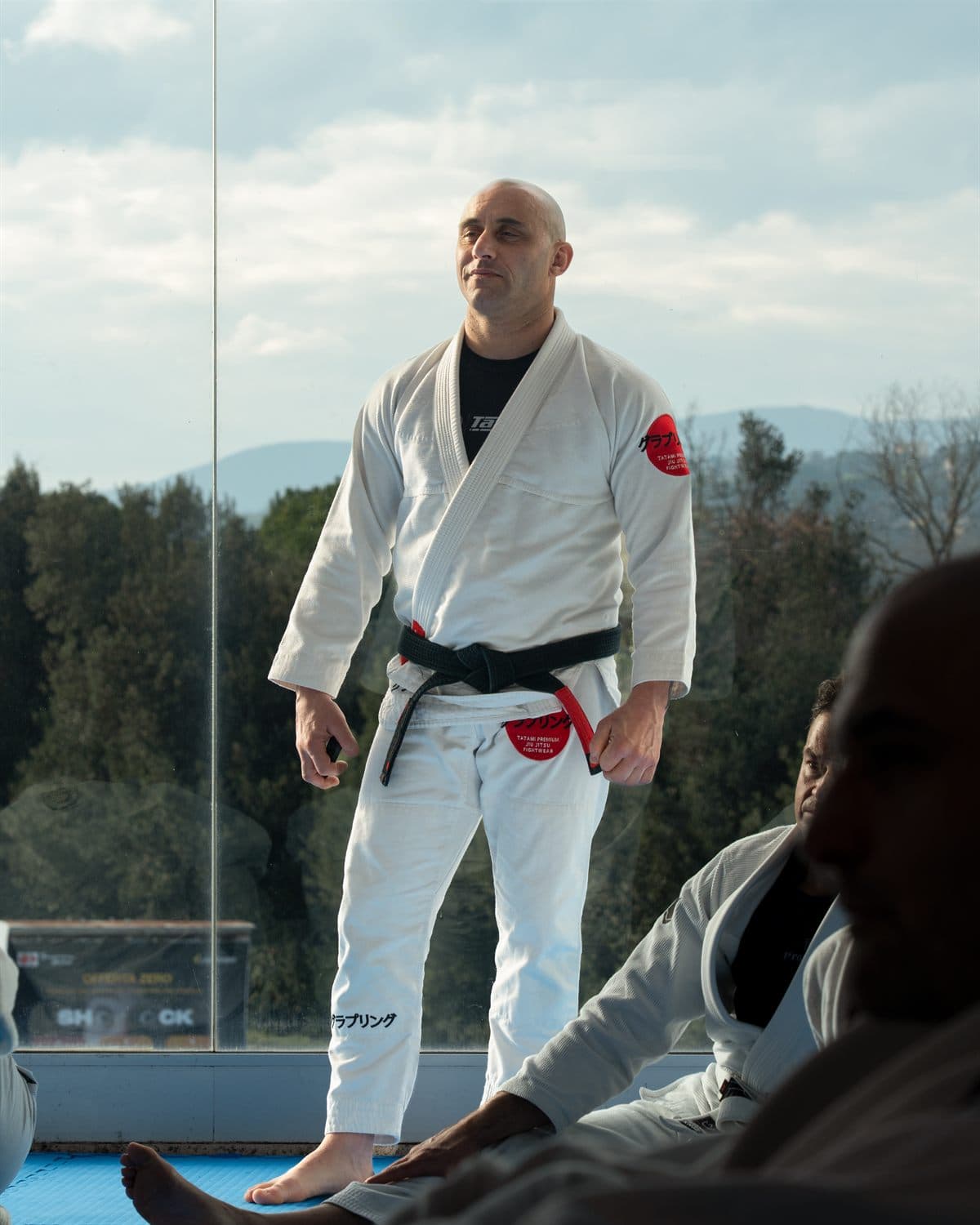 Diego Donzelli, head coach e cintura nera, sul tatami
